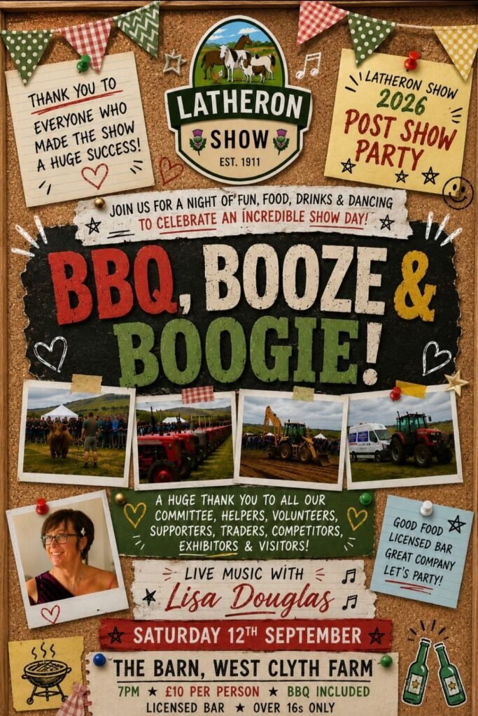 BBQ Booze & Boogie Poster