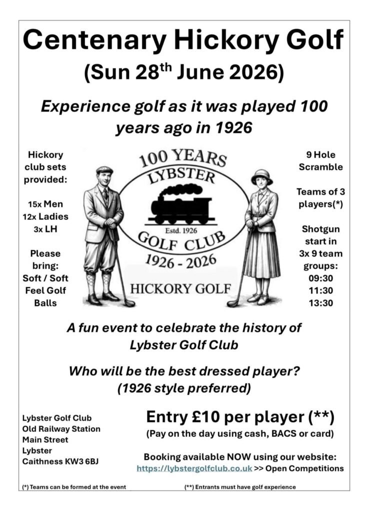 Rescheduled hickory sticks open poster.