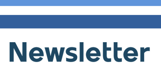 Newsletter header image with word "Newsletter"