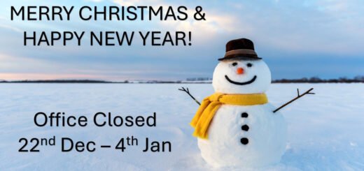 Office closed for Christmas from 22nd December to 4th January image