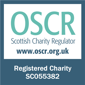 Socttish Charity Regulator Logo; Registered Charity Number SC055382